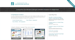 Desktop Screenshot of continuingjustice.org